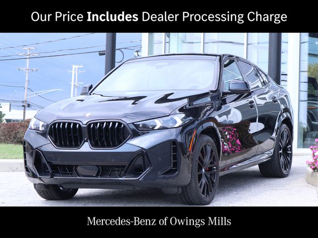 Black Sapphire Metallic 2025 BMW X6 SUV / Crossover All-Wheel Drive 8-Speed Automatic