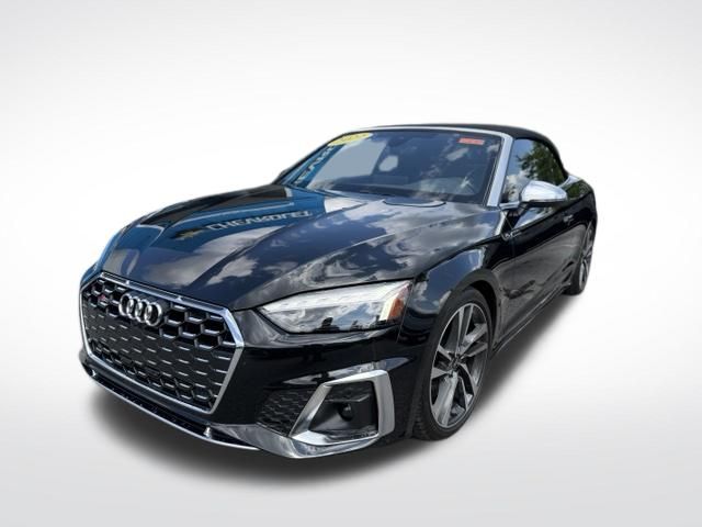 Black Metallic 2022 Audi S5 Convertible All-Wheel Drive 8-Speed Automatic