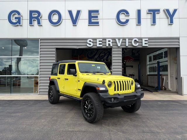 2023 Jeep Wrangler Sport S Yellow at Luther Ford