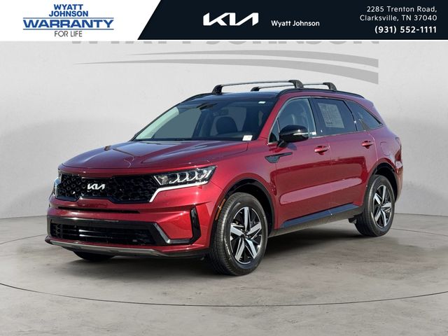 Passion Red Tintcoat 2022 Kia Sorento S FWD SUV / Crossover Front-Wheel Drive 8-Speed Automatic