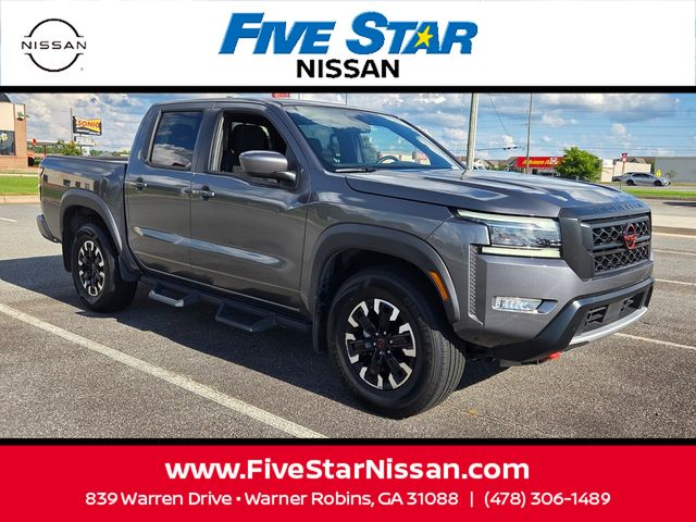Gray (Gun Metallic) 2024 Nissan Frontier Pickup Truck Four-Wheel Drive 9-Speed Automatic Overdrive