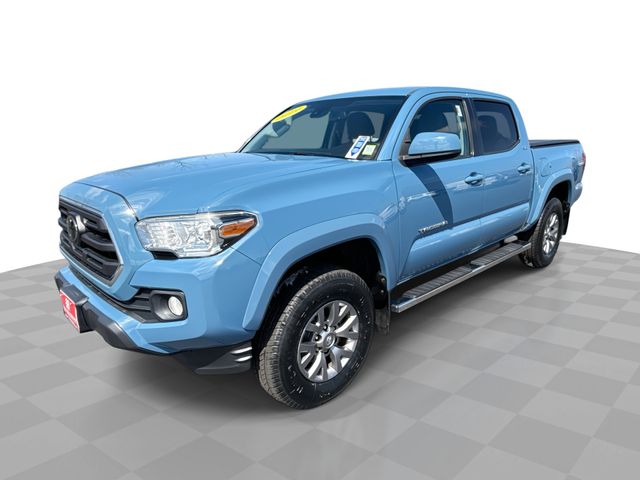 Voodoo Blue 2019 Toyota Tacoma SR5 V6 Double Cab 4WD Pickup Truck Four-Wheel Drive 6-Speed Automatic