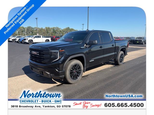 Onyx Black 2025 GMC Sierra 1500 Pickup Truck Four-Wheel Drive Automatic