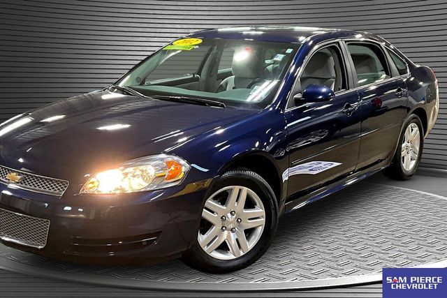 Imperial Blue Metallic 2012 Chevrolet Impala Sedan Front-Wheel Drive 6-Speed Automatic Overdrive