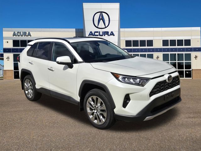 White 2021 Toyota RAV4 Limited AWD SUV / Crossover All-Wheel Drive 8-Speed Automatic