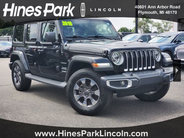 Black Clearcoat 2018 Jeep Wrangler SUV / Crossover Four-Wheel Drive 8-Speed Automatic