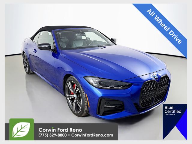 Portimao Blue Metallic 2022 BMW 4 Series 430i Convertible xDrive Convertible All-Wheel Drive 8-Speed Automatic