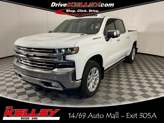 Summit White 2021 Chevrolet Silverado 1500 Pickup Truck Four-Wheel Drive Automatic
