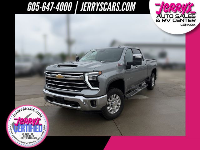Sterling Gray Metallic 2025 Chevrolet Silverado 2500HD LTZ Crew Cab 4WD Pickup Truck Four-Wheel Drive Automatic