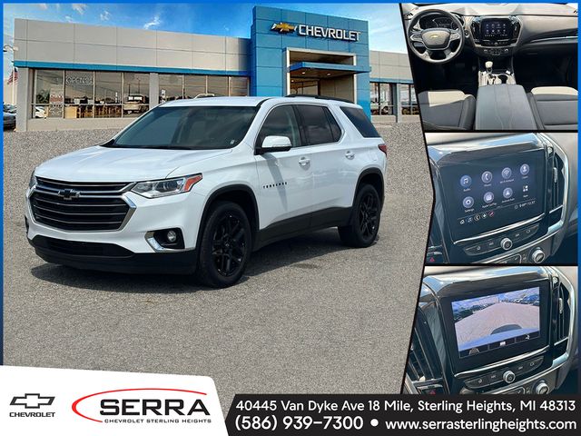 Summit White 2021 Chevrolet Traverse SUV / Crossover Four-Wheel Drive 9-Speed Automatic