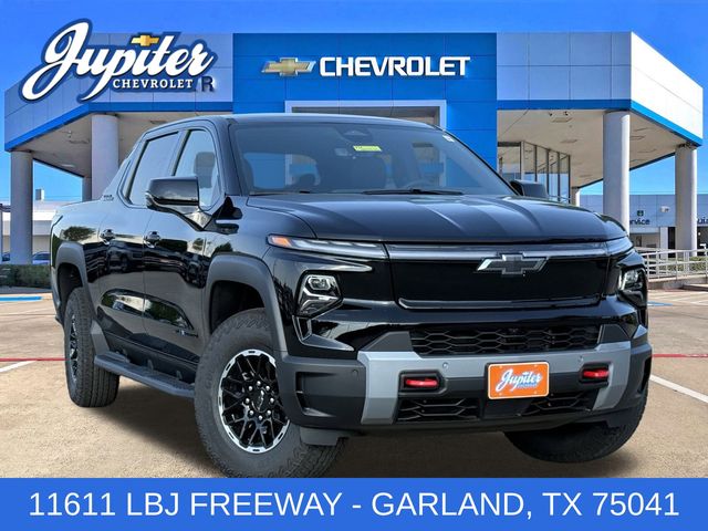 Black 2026 Chevrolet Silverado EV Trail Boss Crew Cab (Extended Range) e4WD Pickup Truck All-Wheel Drive 1-Speed Automatic