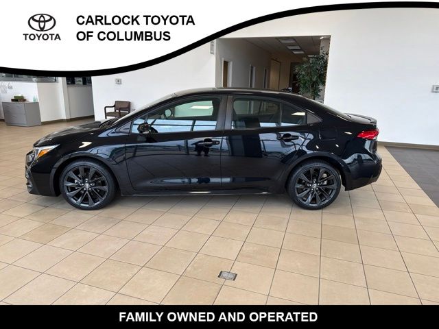 Midnight Black Metallic 2023 Toyota Corolla Sedan Front-Wheel Drive Continuously Variable Transmission