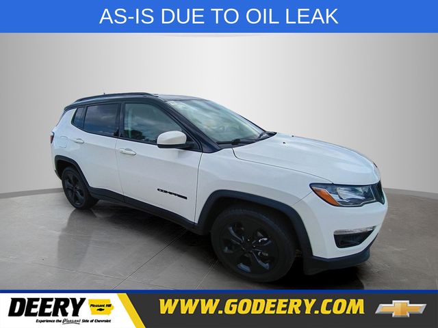 White Clearcoat 2019 Jeep Compass SUV / Crossover Four-Wheel Drive 9-Speed Automatic