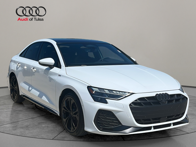 Arkona White 2026 Audi A3 Sedan All-Wheel Drive 7-Speed Automatic