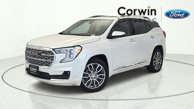 White Frost Tricoat 2022 GMC Terrain SUV / Crossover All-Wheel Drive 9-Speed Automatic