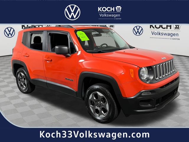 Omaha Orange 2016 Jeep Renegade SUV / Crossover Four-Wheel Drive 9-Speed Automatic