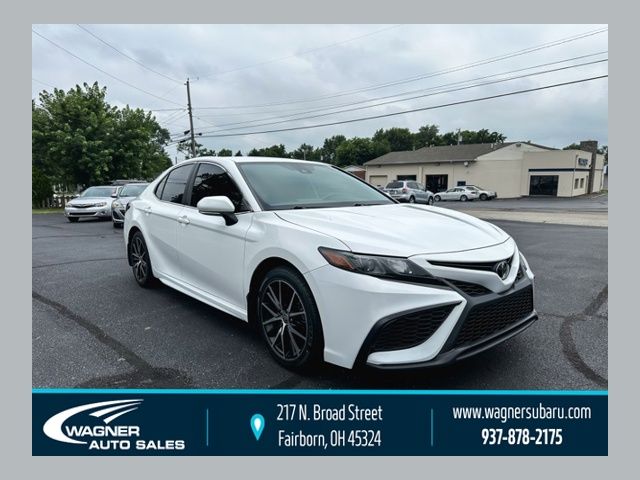 White 2022 Toyota Camry Sedan Front-Wheel Drive 8-Speed Automatic
