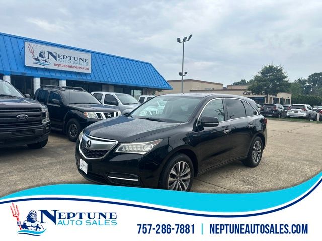 Black 2016 Acura MDX SUV / Crossover All-Wheel Drive 9-Speed Automatic