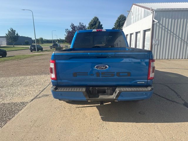 2021 Blue Ford F-150 Lariat 4X4 Truck