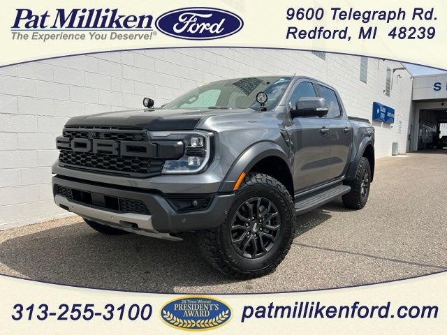 Carbonized Gray Metallic 2024 Ford Ranger Pickup Truck Four-Wheel Drive Automatic