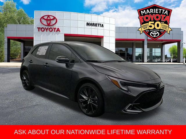 Midnight Black Metallic 2026 Toyota Corolla Hatchback Hatchback Front-Wheel Drive Continuously Variable Transmission