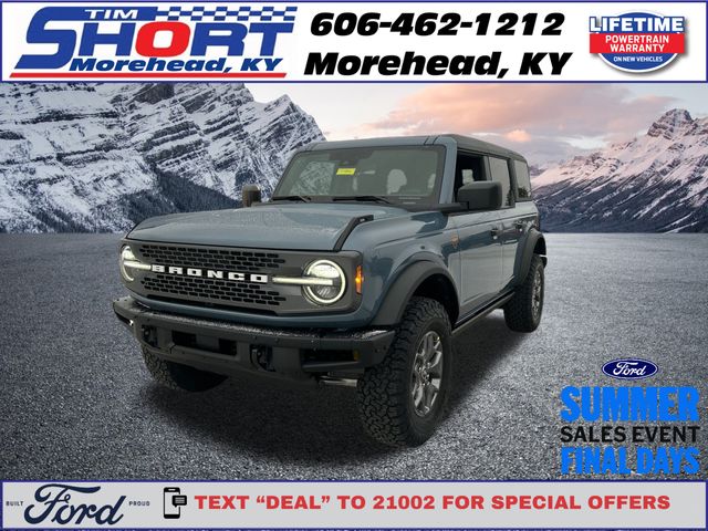 Blue (Azure Gray Metallic Tri-Coat) 2025 Ford Bronco SUV / Crossover Four-Wheel Drive Automatic