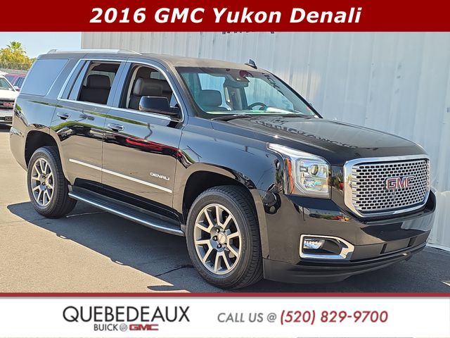 Onyx Black 2016 GMC Yukon Denali 4WD SUV / Crossover Four-Wheel Drive 8-Speed Automatic