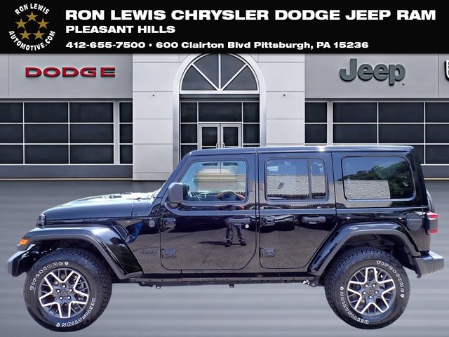 Black Clearcoat 2025 Jeep Wrangler SUV / Crossover Four-Wheel Drive 8-Speed Automatic