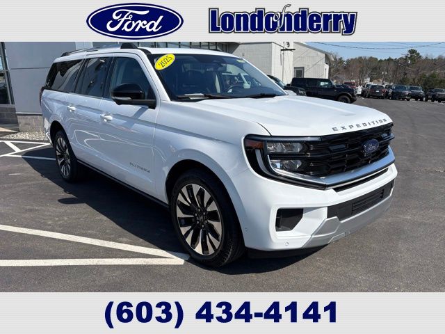 Oxford White 2025 Ford Expedition MAX Platinum 4WD SUV / Crossover Four-Wheel Drive Automatic