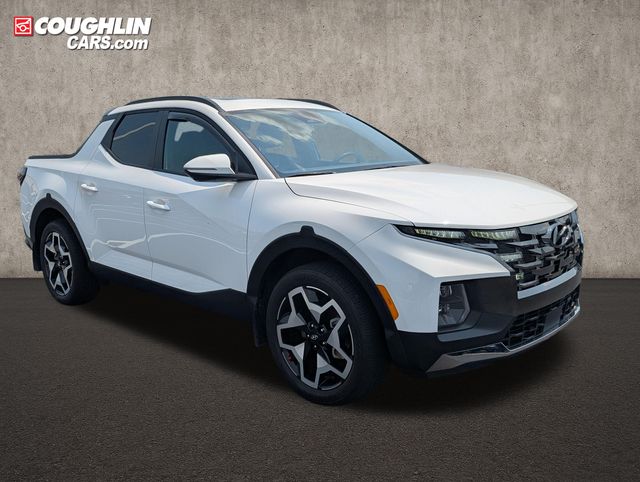 Atlas White 2024 Hyundai Santa Cruz Pickup Truck All-Wheel Drive Automatic