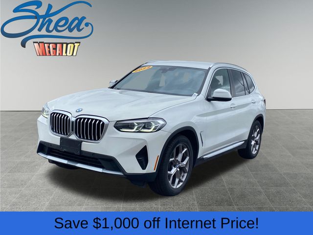 White 2022 BMW X3 xDrive30i AWD SUV / Crossover All-Wheel Drive 8-Speed Automatic