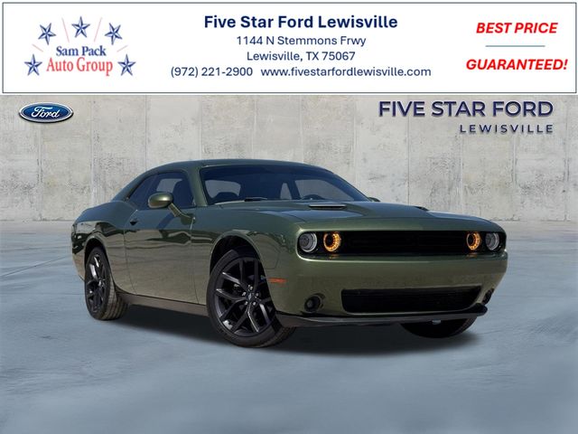 F8 Green 2021 Dodge Challenger SXT RWD Coupe Rear-Wheel Drive 8-Speed Automatic