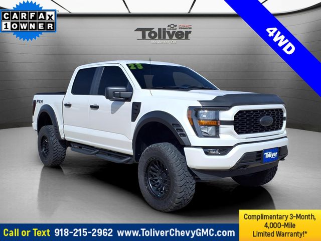 Oxford White 2023 Ford F-150 XL SuperCrew 4WD Pickup Truck Four-Wheel Drive Automatic