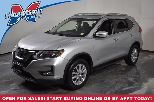 Brilliant Silver 2018 Nissan Rogue Hybrid SV AWD SUV / Crossover All-Wheel Drive Continuously Variable Transmission