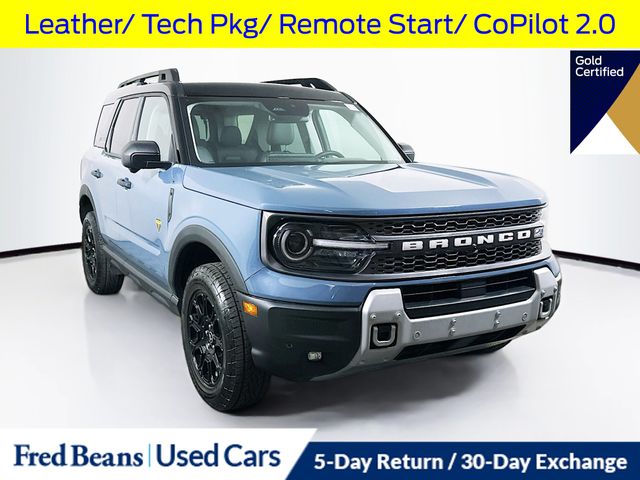 Blue (Azure Gray Metallic) 2025 Ford Bronco Sport Badlands AWD SUV / Crossover All-Wheel Drive 8-Speed Automatic