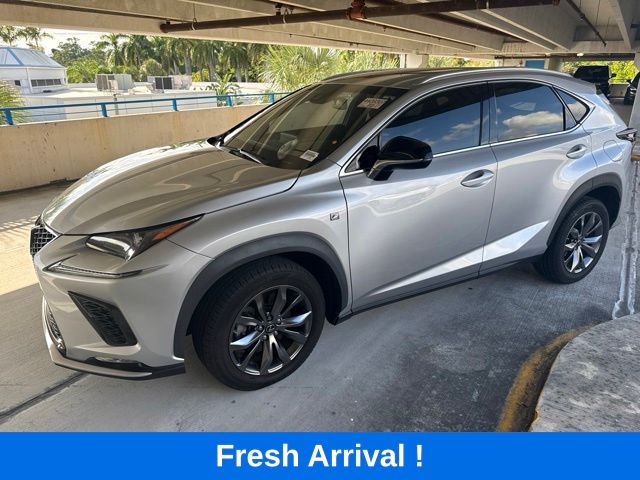 Silver 2019 Lexus NX SUV / Crossover Front-Wheel Drive 6-Speed Automatic