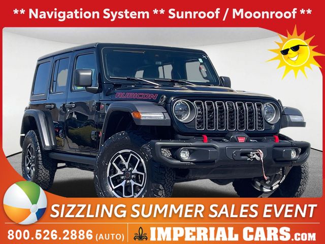 Black 2025 Jeep Wrangler Rubicon 4-Door 4WD SUV / Crossover Four-Wheel Drive Automatic