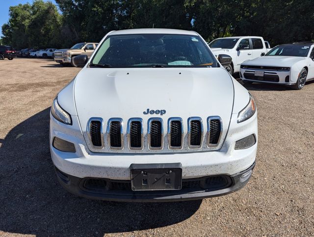 2016 Bright White Clearcoat Jeep Cherokee Sport 4X4 SUV