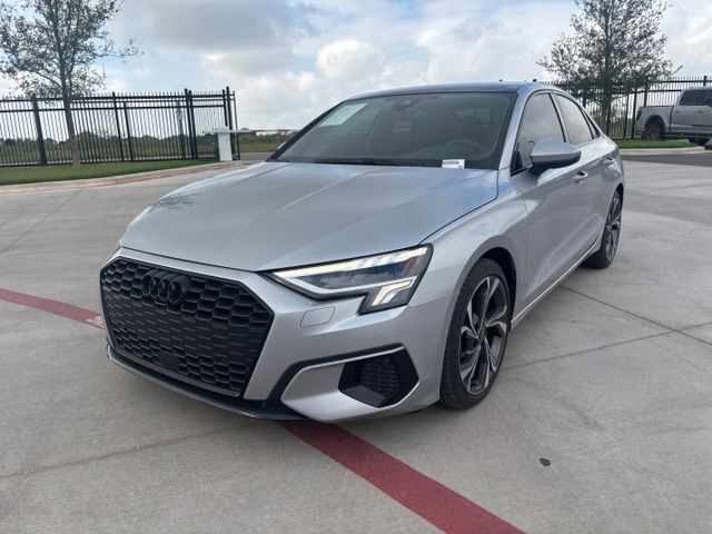 Silver 2023 Audi A3 40 TFSI Premium FWD Sedan Front-Wheel Drive 7-Speed Automatic