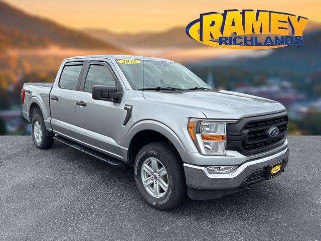 Silver Metallic 2021 Ford F-150 Pickup Truck Four-Wheel Drive Automatic