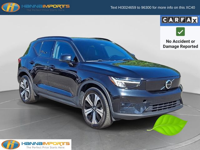 Onyx Black Metallic 2023 Volvo XC40 Recharge SUV / Crossover All-Wheel Drive 1-Speed Automatic