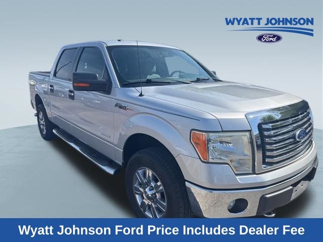 Sterling Gray Metallic 2012 Ford F-150 XLT SuperCrew 4WD Pickup Truck Four-Wheel Drive 6-Speed Automatic