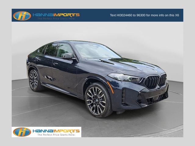 Carbon Black Metallic 2024 BMW X6 SUV / Crossover All-Wheel Drive 8-Speed Automatic