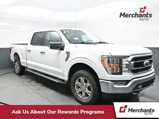 Oxford White 2021 Ford F-150 XLT SuperCrew 4WD Pickup Truck Four-Wheel Drive Automatic