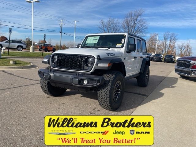 2026 Jeep Wrangler Willys - Bright White Clearcoat exterior view 1