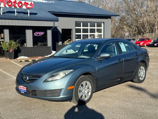 Gray (Steel Blue Mica) 2012 Mazda MAZDA6 i Sport Sedan Front-Wheel Drive 5-Speed Automatic Overdrive