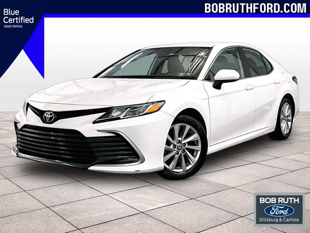 2022 Toyota Camry LE White at Subaru and VW of Moon Township