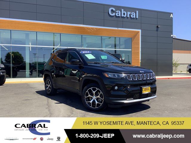 Diamond Black 2024 Jeep Compass SUV / Crossover Four-Wheel Drive 8-Speed Automatic