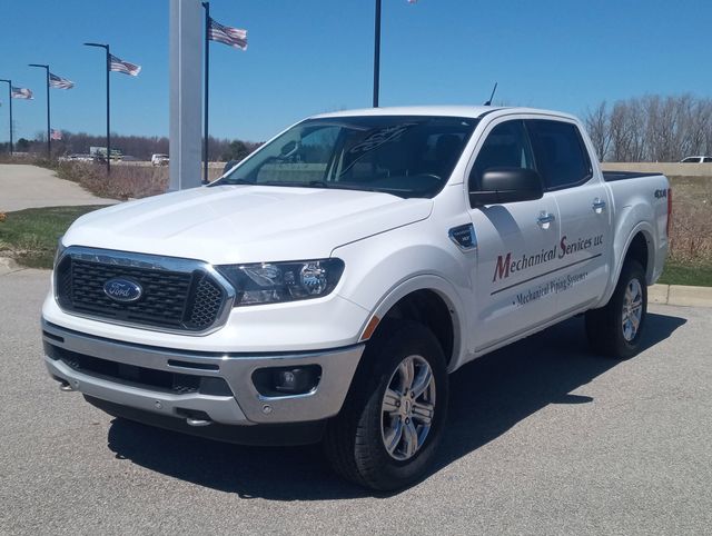 Oxford White 2023 Ford Ranger XLT SuperCrew 4WD Pickup Truck Four-Wheel Drive Automatic