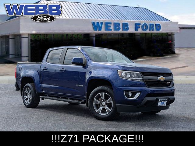 Laser Blue 2015 Chevrolet Colorado Pickup Truck 4X2 6-Speed Automatic